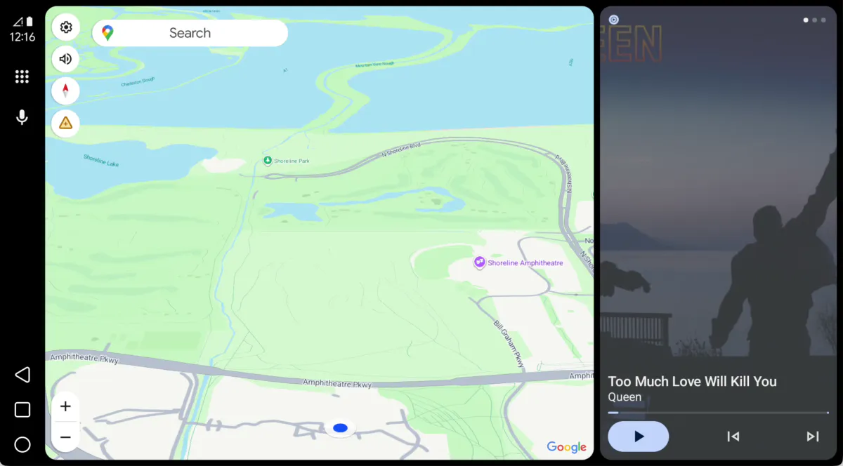 Maps and music, side by side
